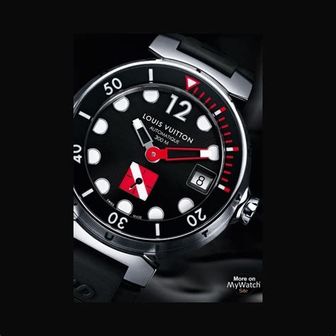 louis vuitton tambour diving ii|Louis Vuitton tambour diamond watch.